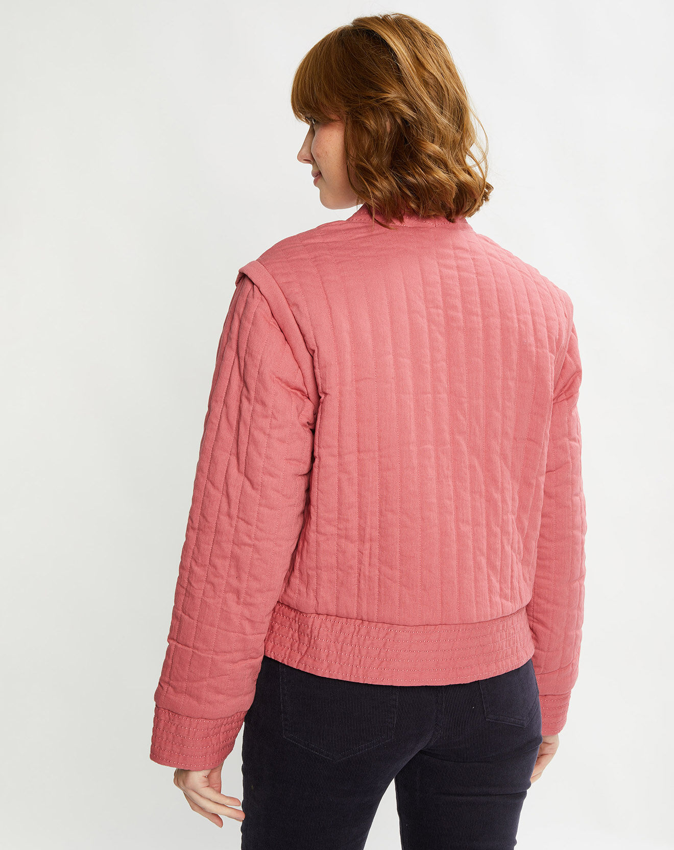 Scotch & Soda Veste Réversible Quilted noir/rose