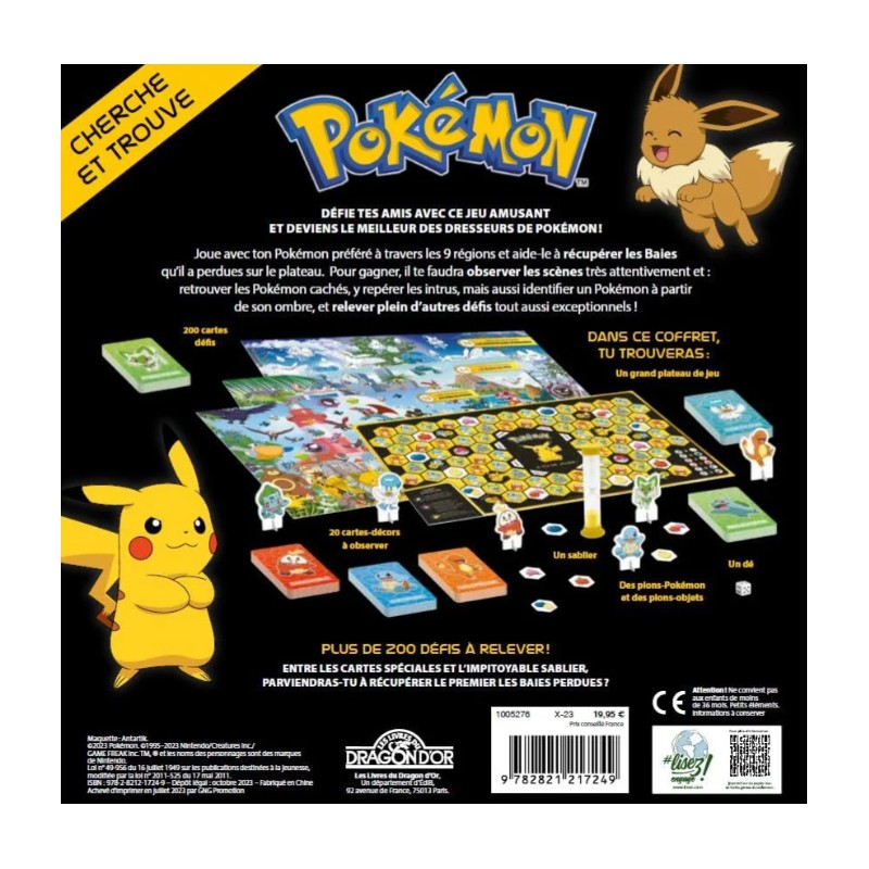Pokemon - Le Grand Jeu du cherche-et-trouve - Voyage à travers les 9 Régions