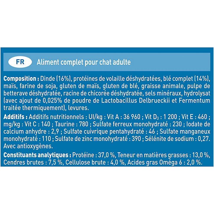 Croquettes pour chat stérilisé One Spécial chat stérilisé dinde et blé 3kg