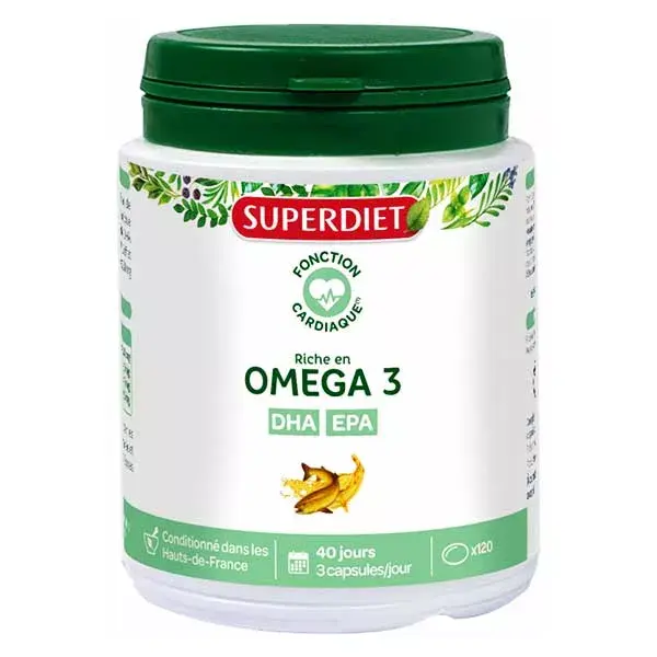 Superdiet Ômega 3 120 cápsulas