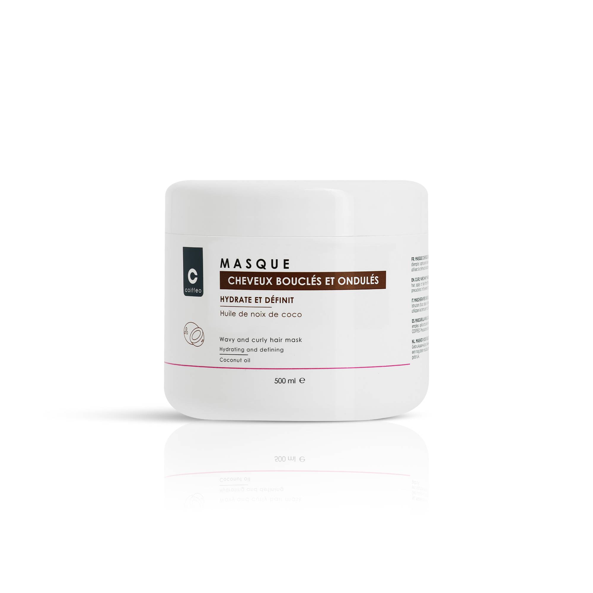 Masque cheveux bouclés et ondulés / 500ml