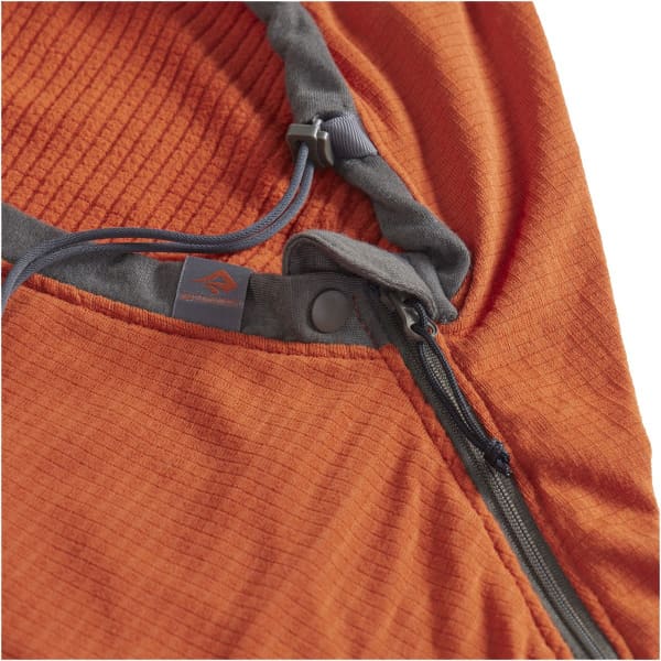 Drap sac de couchage SEA TO SUMMIT REACTOR FLEECE SLEEPING BAG LINER MUMMY W/ DRAWCORD STANDARD RED