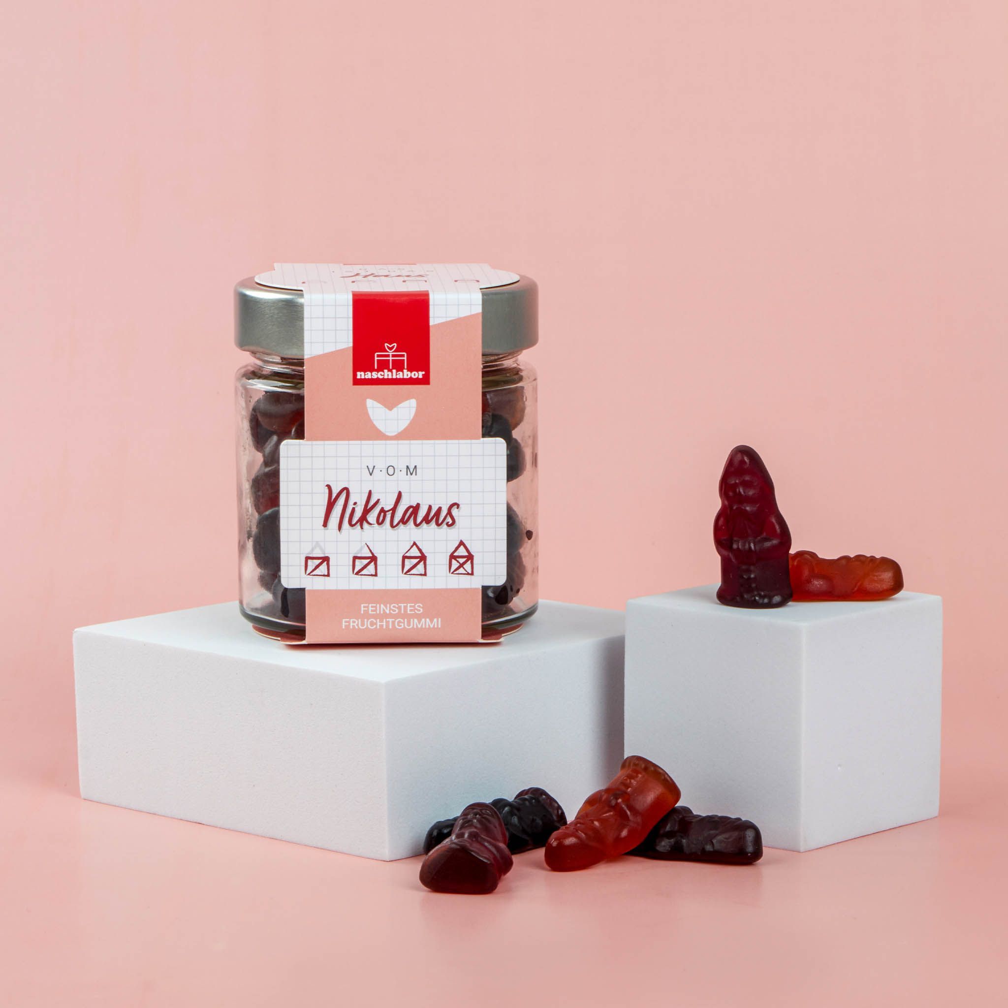 naschlabor Das ist das Haus vom Nikolaus im Geschenkglas