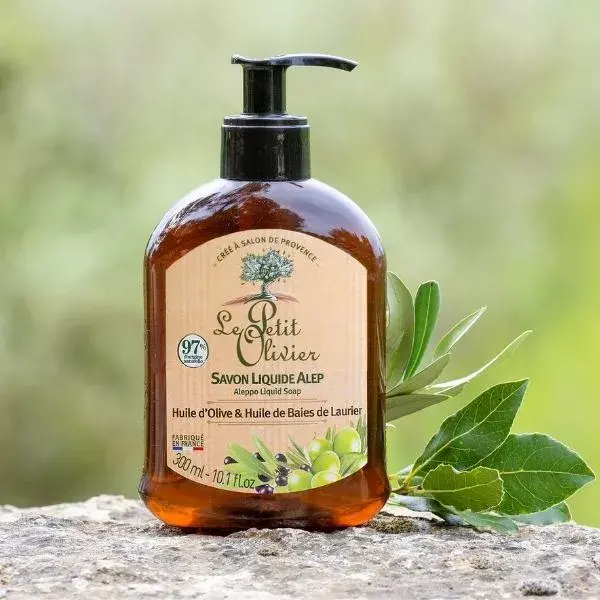 Le Petit Olivier - Savon Liquide Alep - Huile d'Olive & Baies De Laurier 300ml