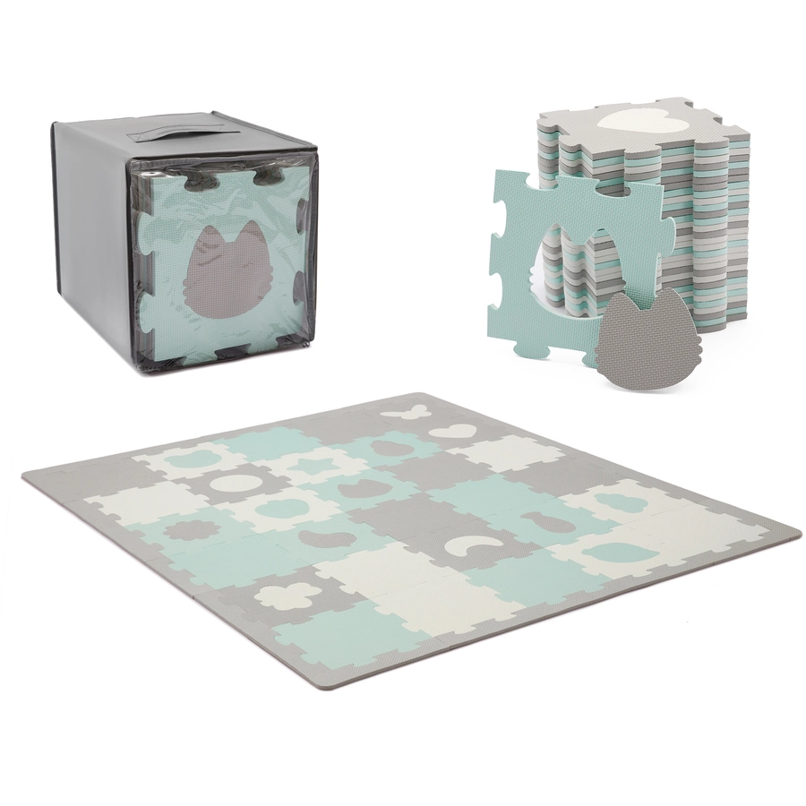Kinderrkraft Puzzlematte LUNO SHAPES, mint