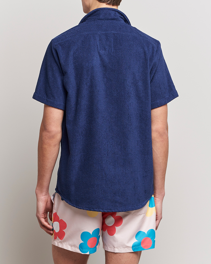 OAS Terry Cuba Short Sleeve Shirt Navy