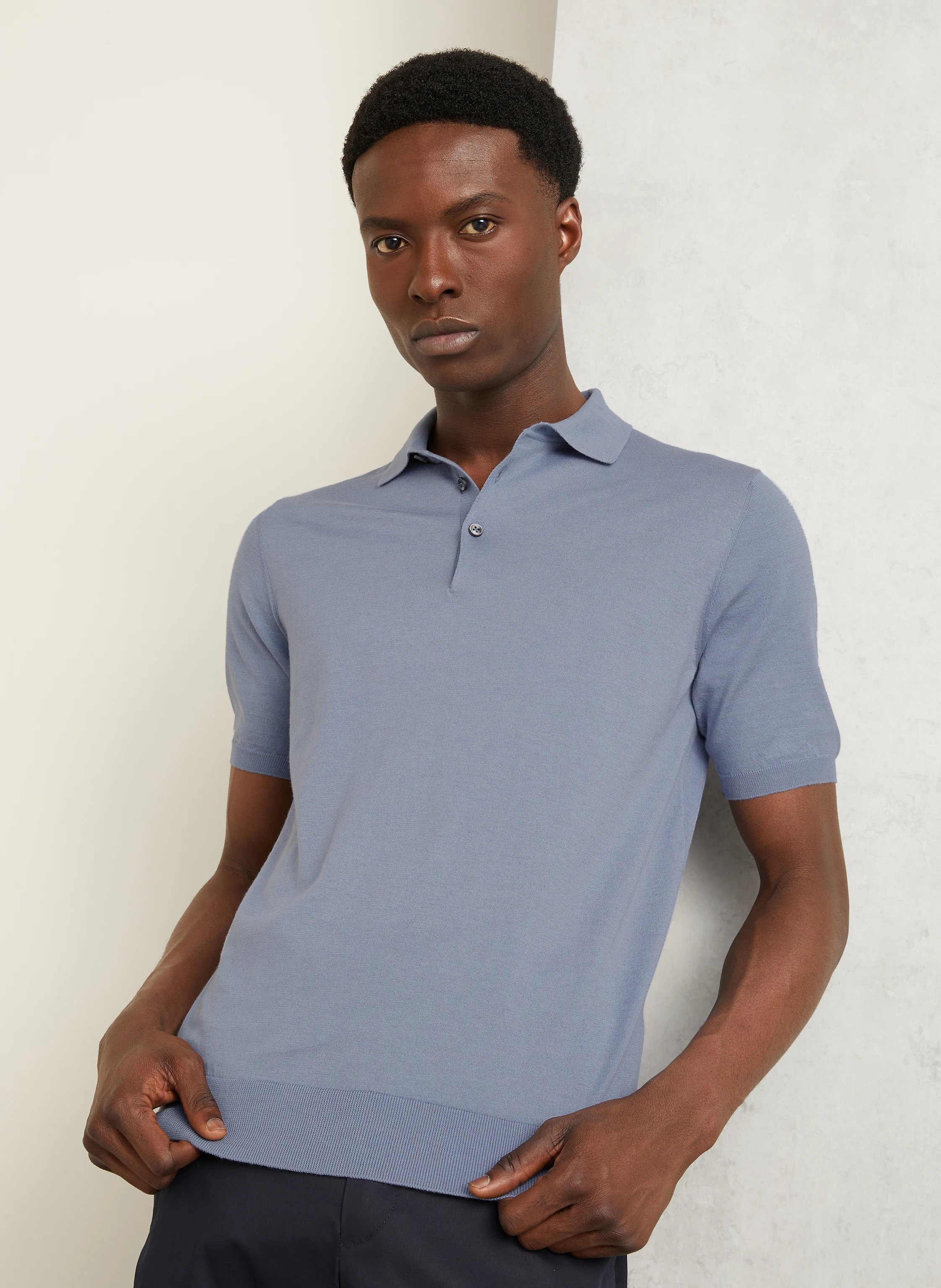 FIORONI Strick-Poloshirt