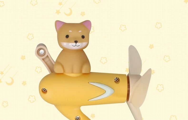 Miumi - Animal Plastic Hand Crank Fan (verschillende ontwerpen)