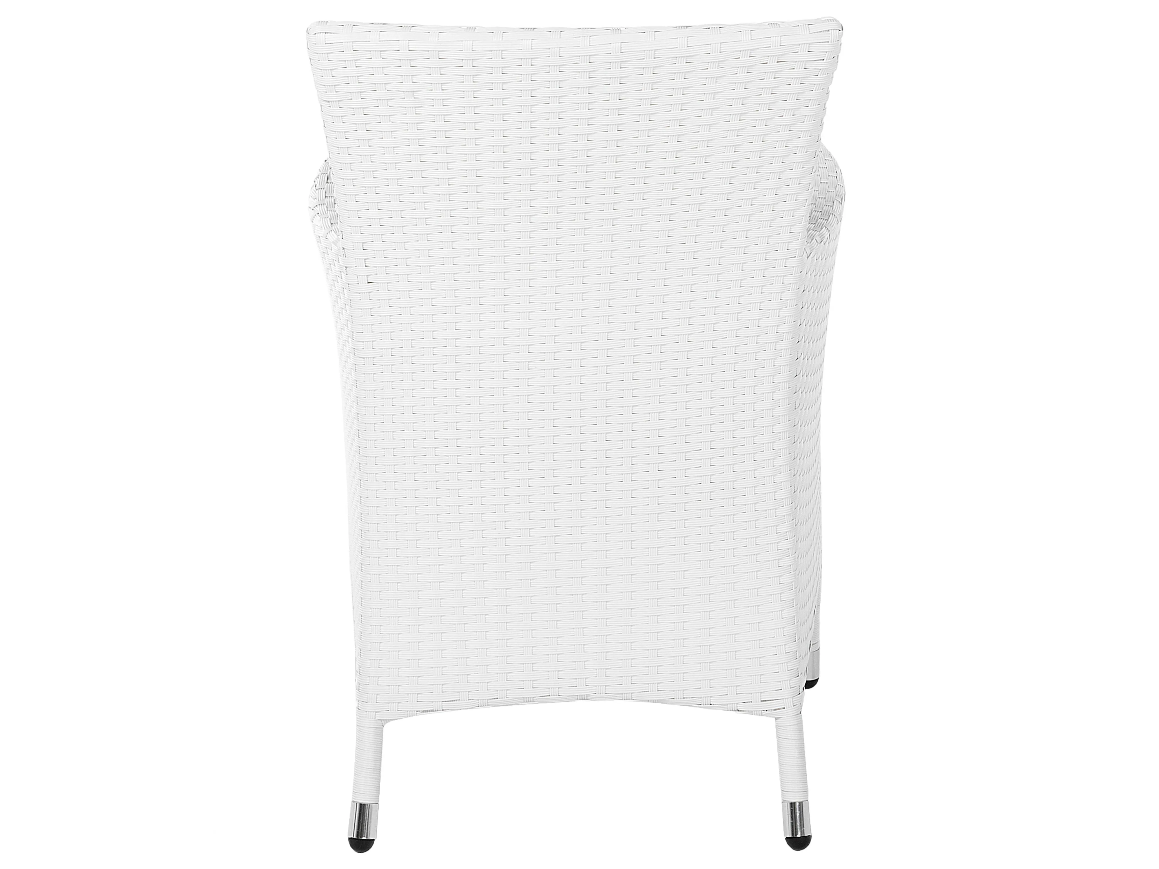 Tuinset 8-zits ITALY met kussens PE rotan Wit
