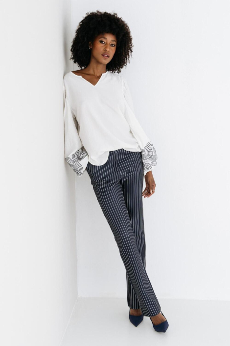 Maicazz witte dames blouse