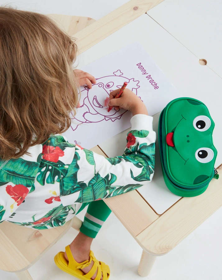 Stiftemäppchen FINN FROSCH in grün
