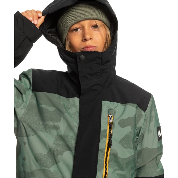 Veste de ski QUIKSILVER MISSION PRINTED SNJT SPRAY CAMO LAUREL WREATH