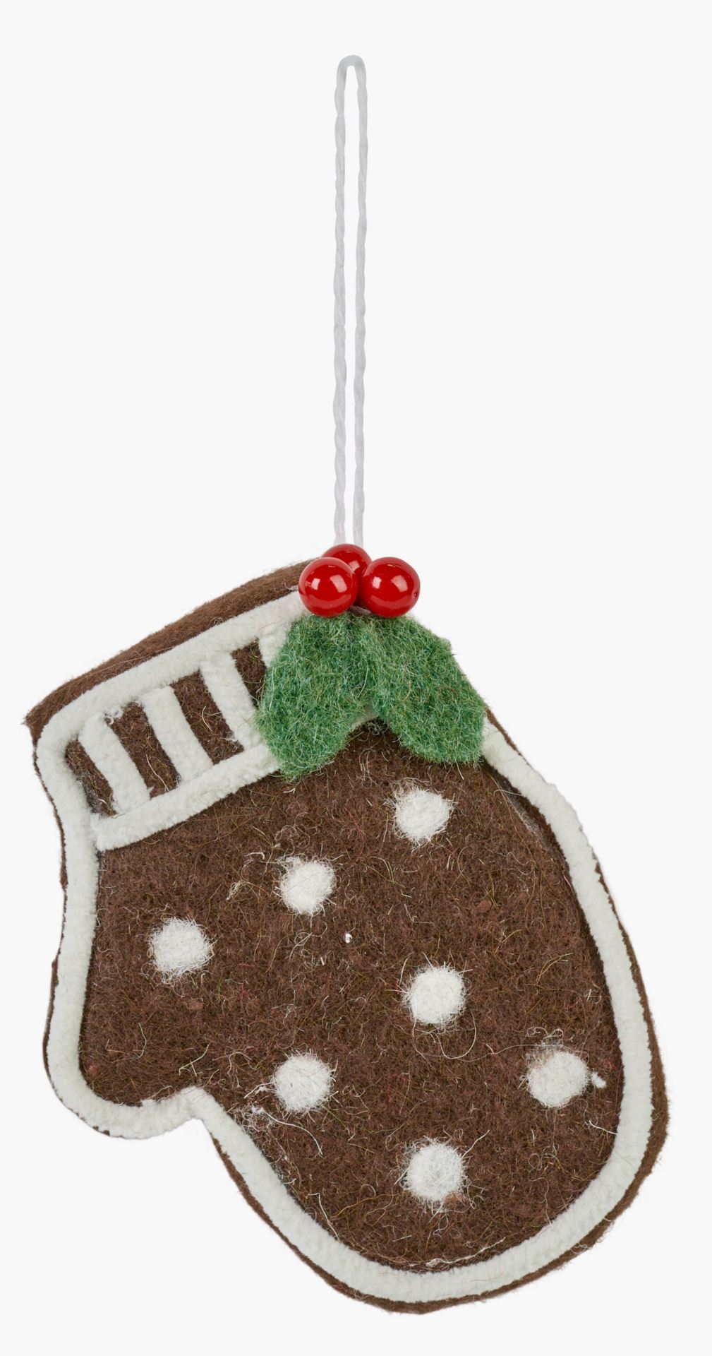 Juletrepynt multi - 9x11,5x3 cm