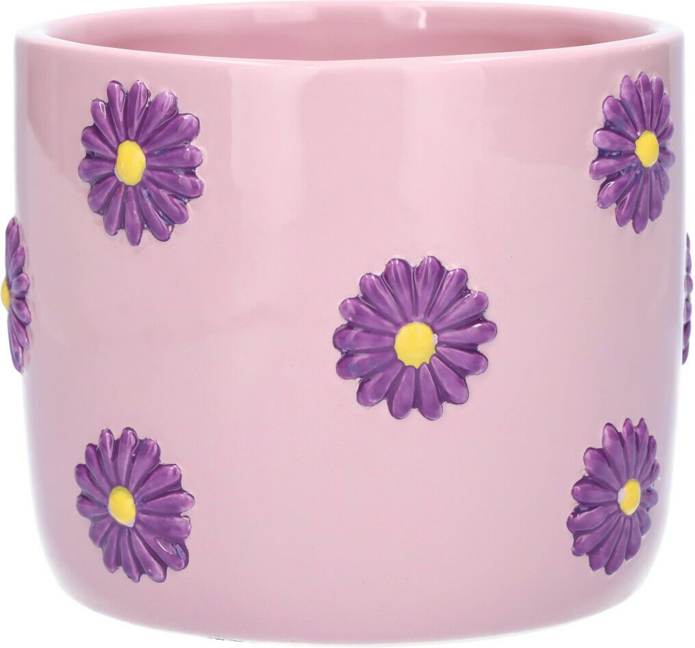 Duif bloempot Daisy roze D 11 H 9,5 cm