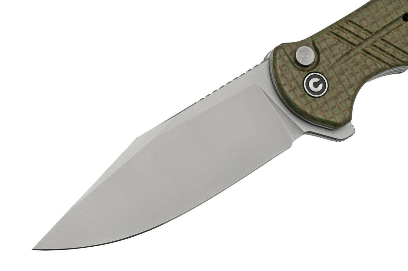 Civivi Cogent C20038D-5 Green Micarta Coarse, zakmes
