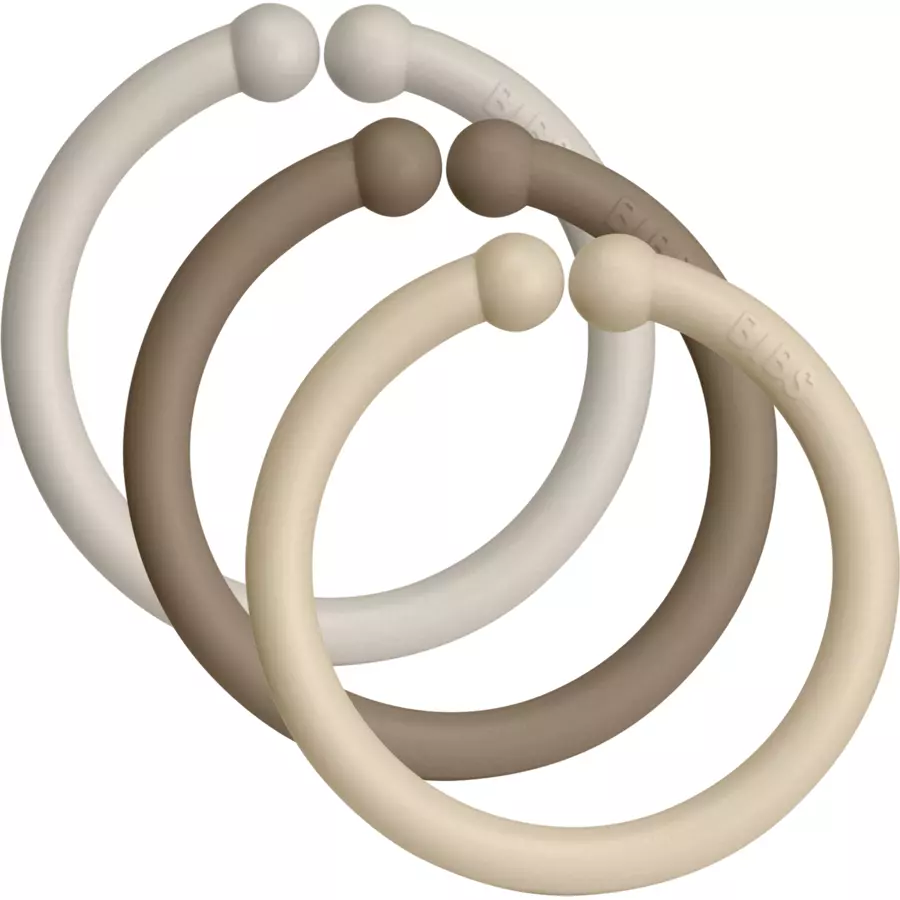 BIBS® Loops SandDark OakVanilla 12 Stück