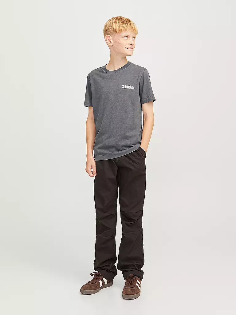 JACK & JONES Jungen T-Shirt  JORVERMONT grau