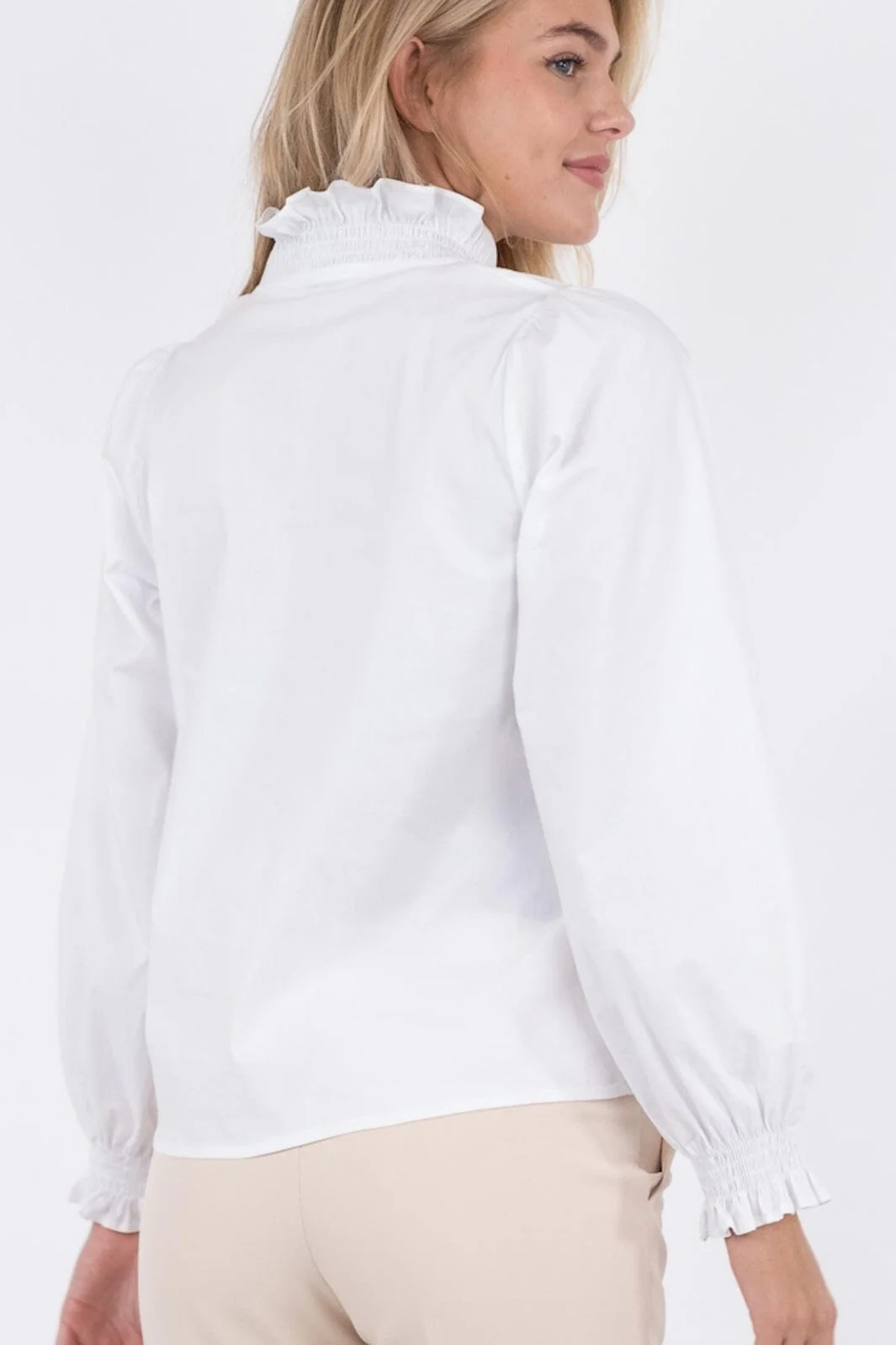 Neo Noir Brielle Solid Shirt white