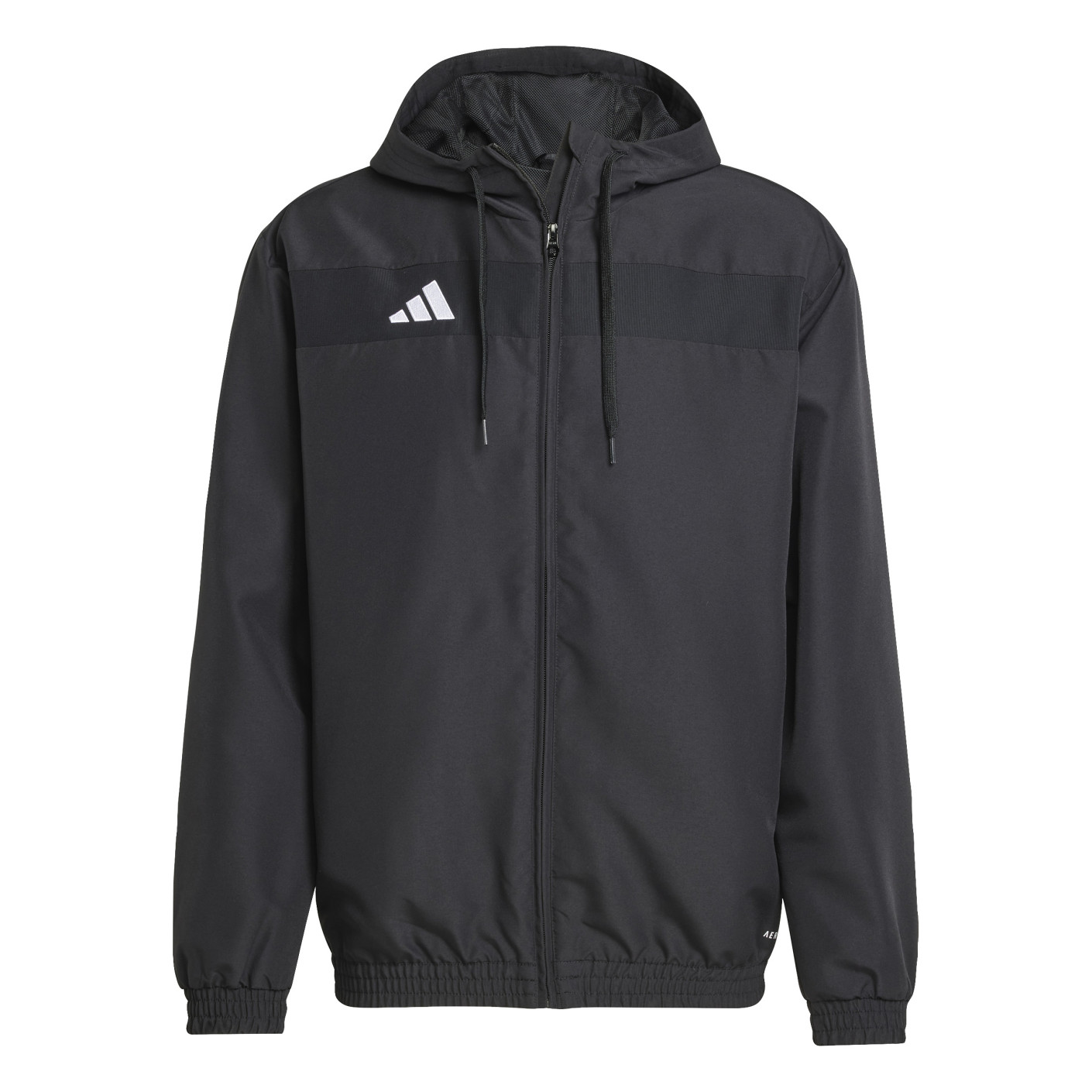 adidas Tiro 25 Essentials Trainingspak Full-Zip Woven Zwart Wit
