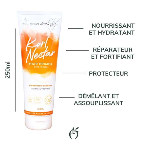 Les Secrets de Loly Crème Sans Rinçage - Kurl Nectar 250 mL