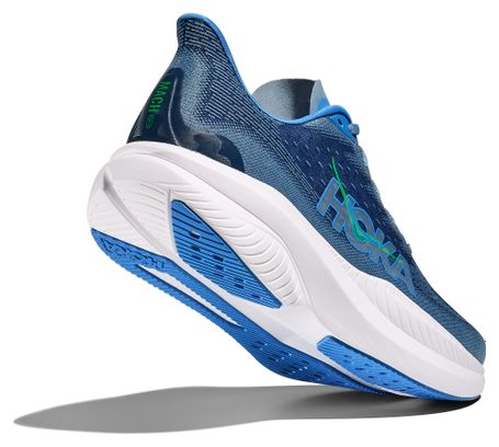 Chaussures Running Hoka Mach 6 Bleu/Blanc Homme
