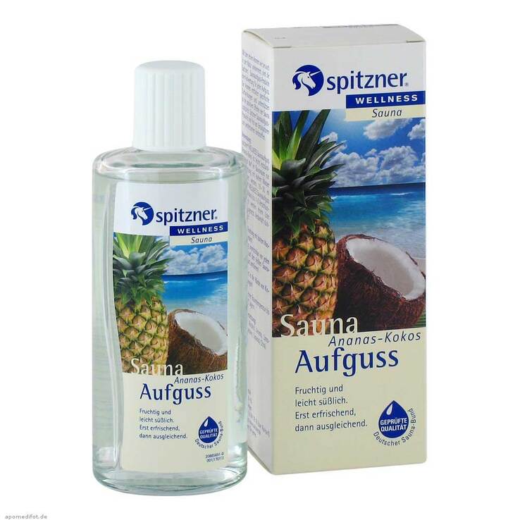 Spitzner Saunaaufguss Ananas-Kokos Wellness, 190 ml