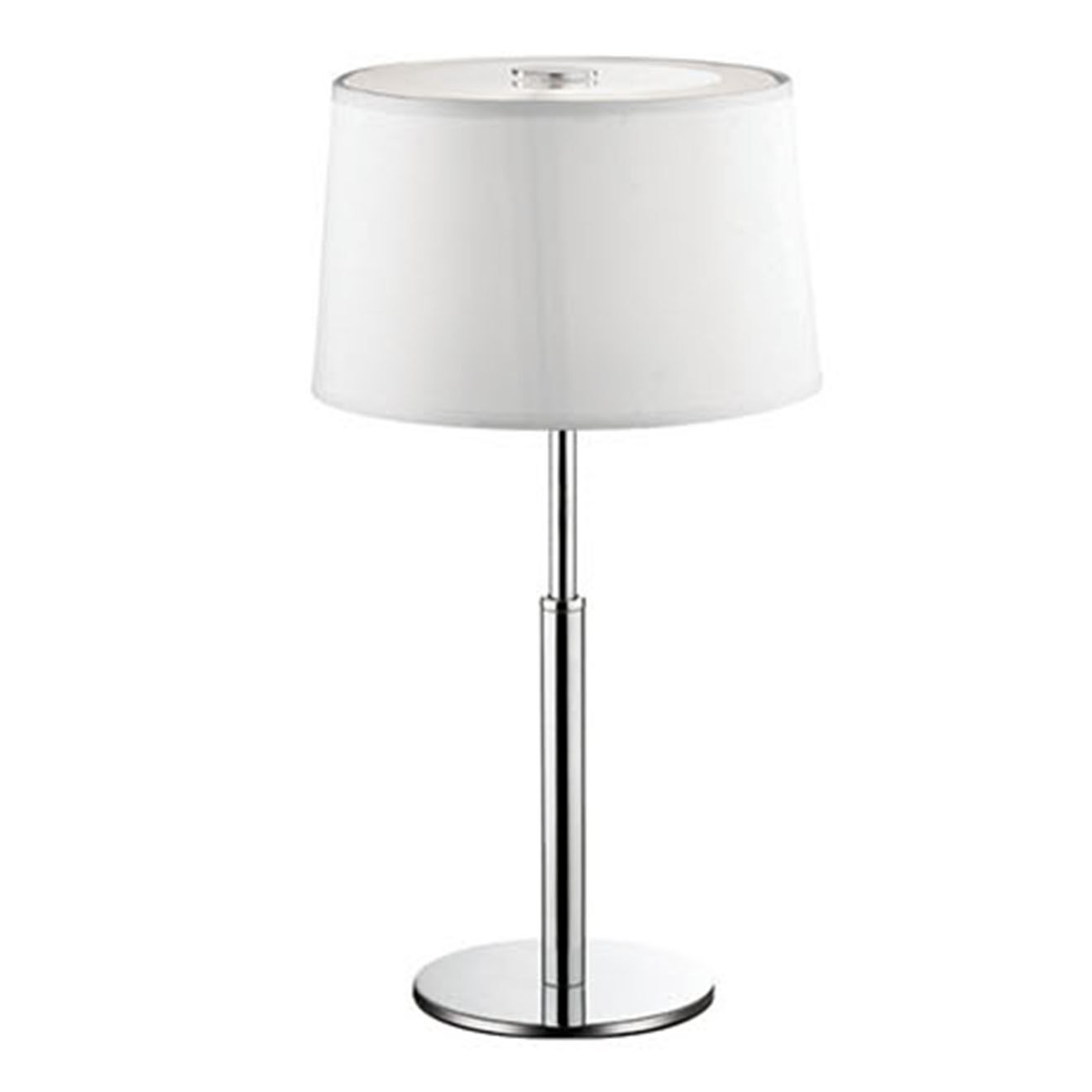 Evergreen Lights Lampe de table Ella blanche - 18x35x18 cm