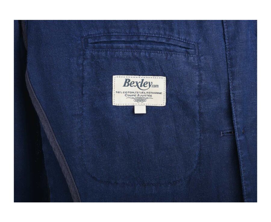 Blazer lin homme Navy - LUBIN