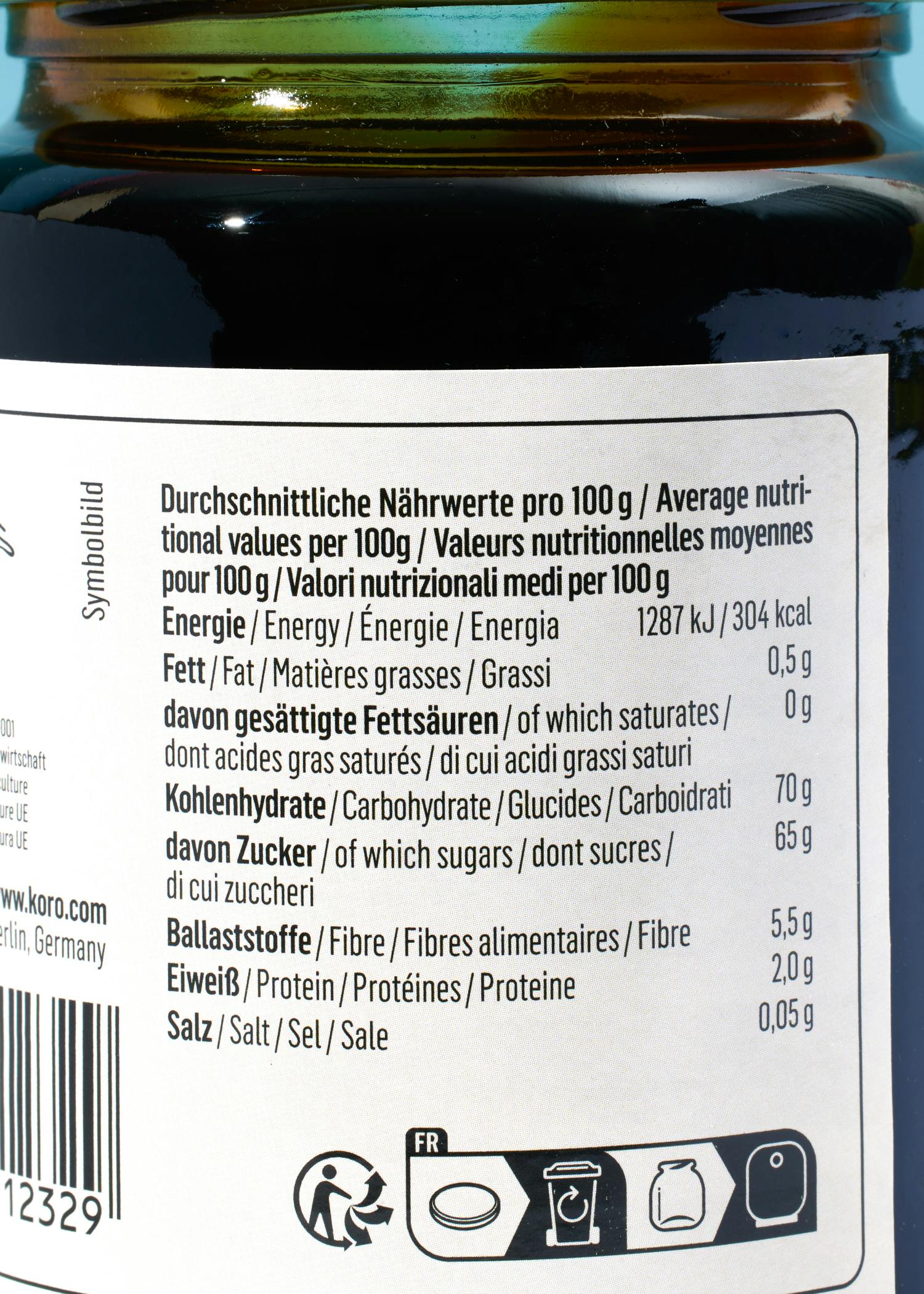Bio Zuckerrübensirup 450 g