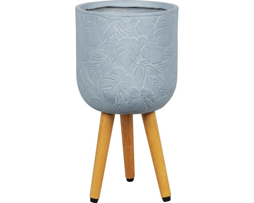 Plantenbak R085 Fibreclay Ø 25 cm grijs