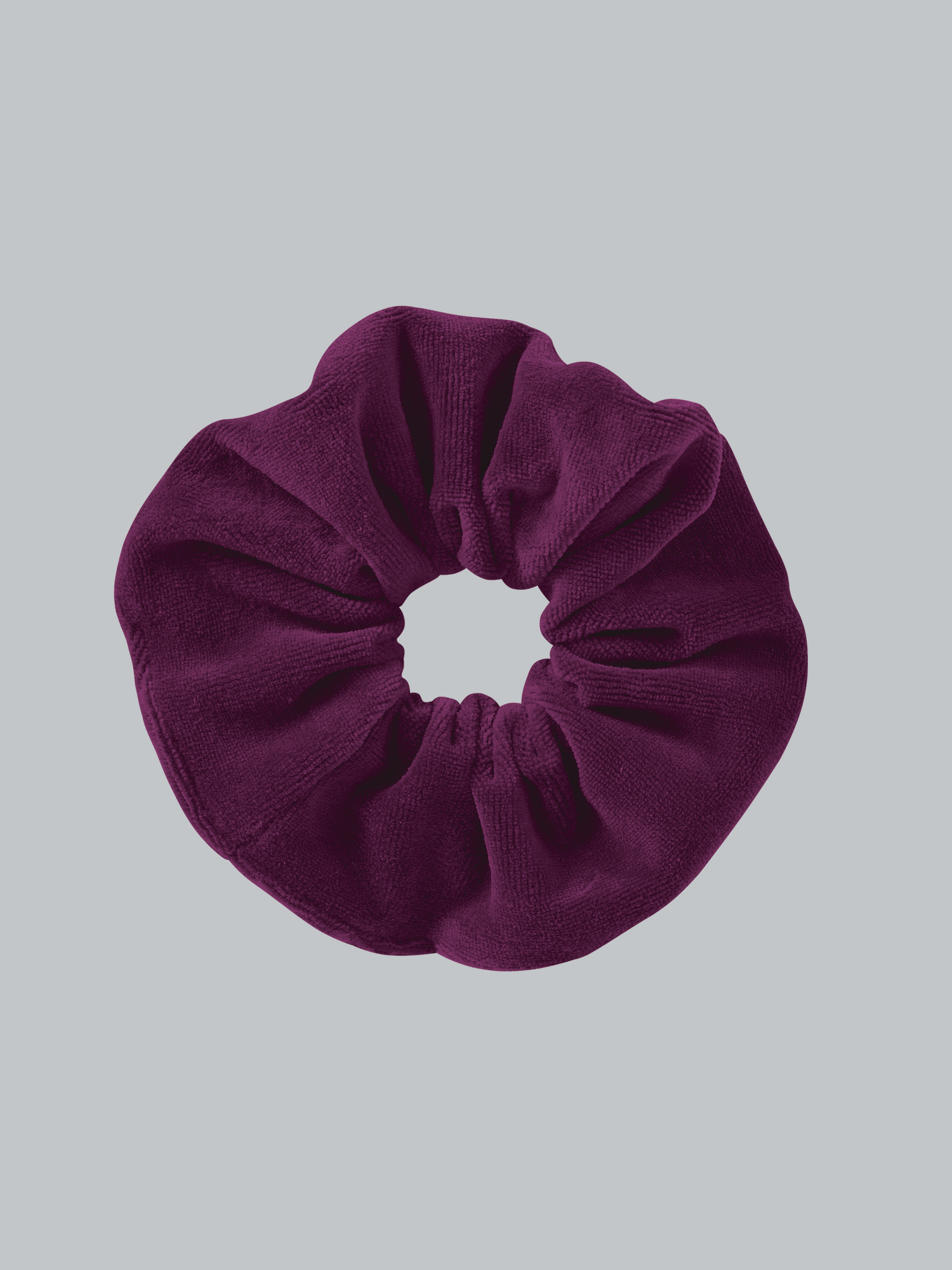 Nicky-Haarrosette Aubergine