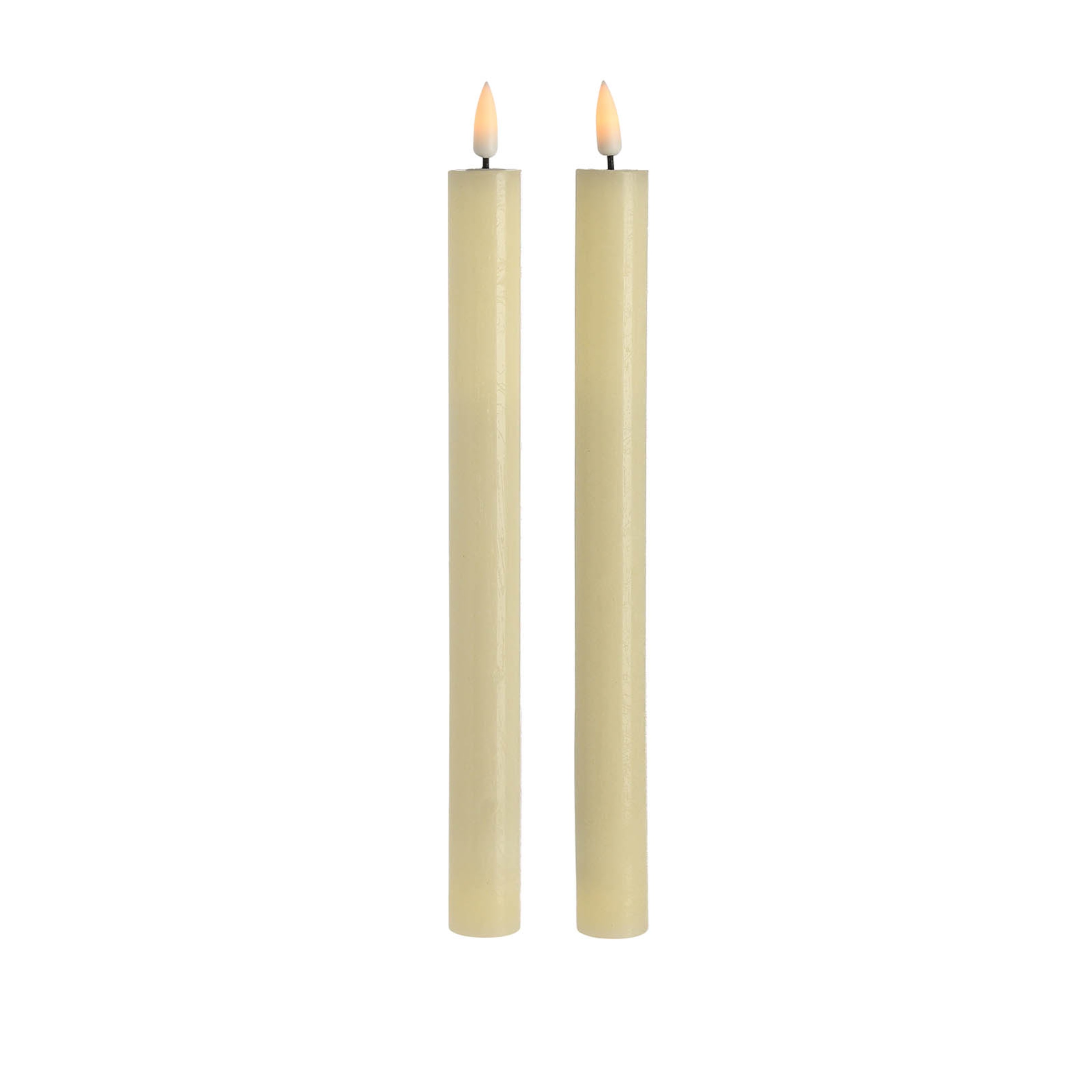 creme, ⌀ 2 x H 24 cm, 2 Stück