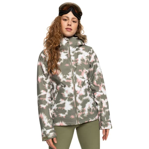 Veste de ski ROXY JET SKI JK DEEP LICHEN GREEN NIMAL