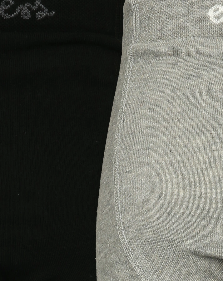 Leggings UNI BASIC 2er-Pack in schwarz/grau