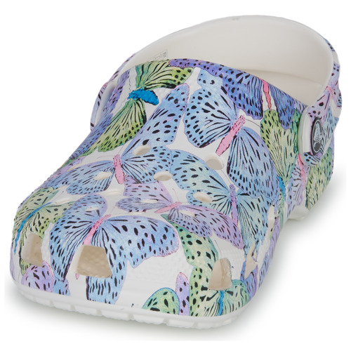 Crocs - CLASSIC BUTTERFLY CLOG K - Blanc / Violet