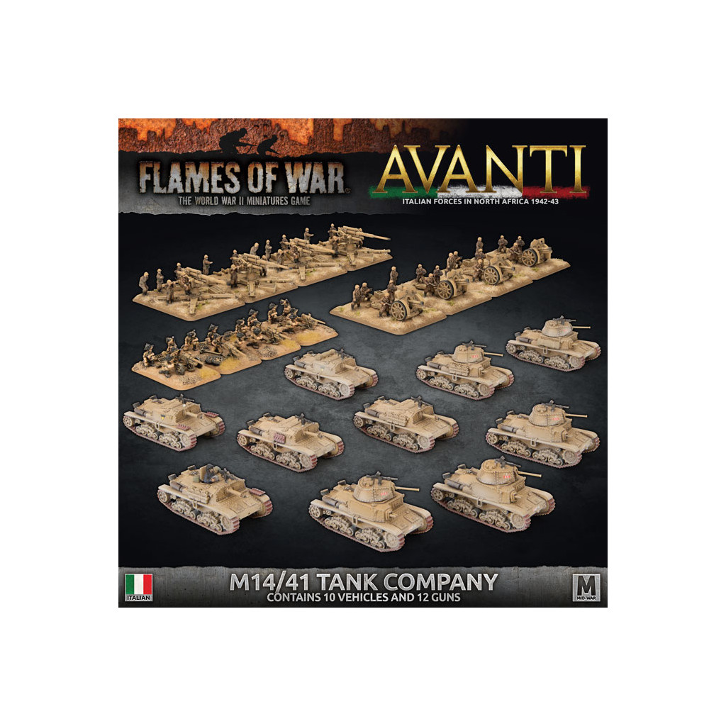 Flames of War - Italian M14/41 Tank Company