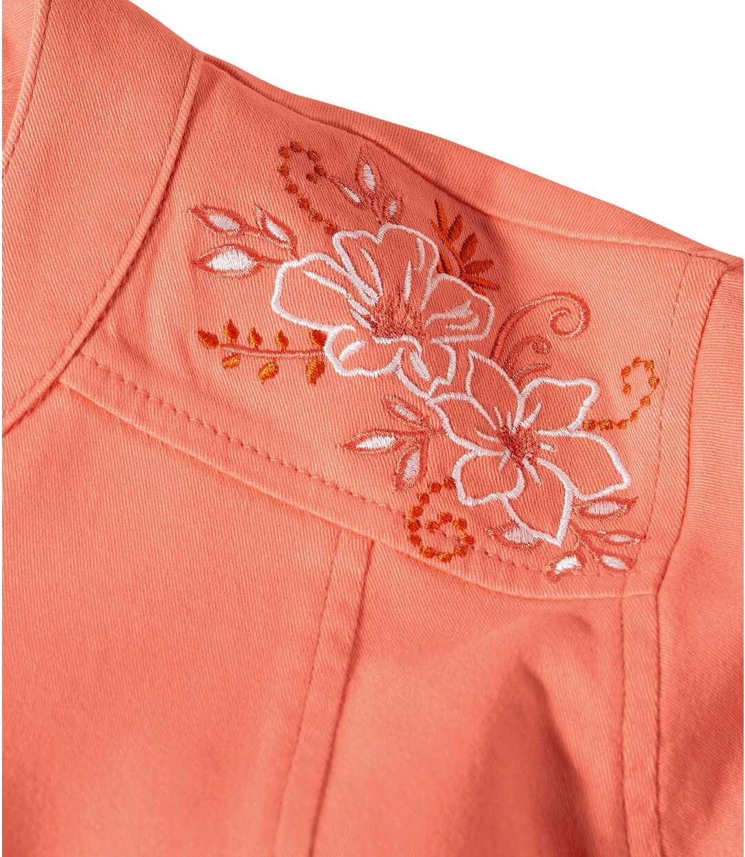 Veste Zippée en Twill Stretch