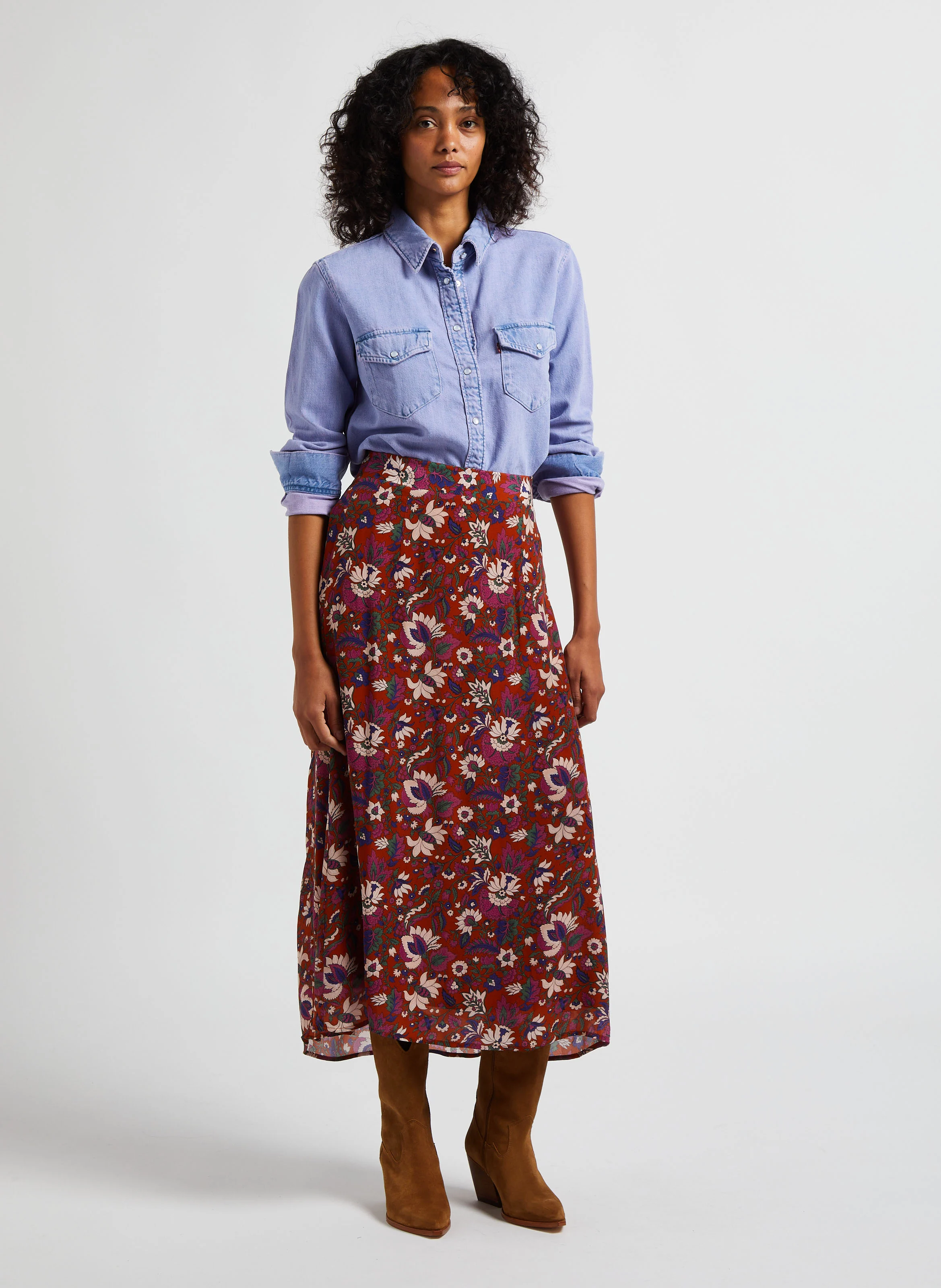 CAZILDA - Bottines en cuir | Marron