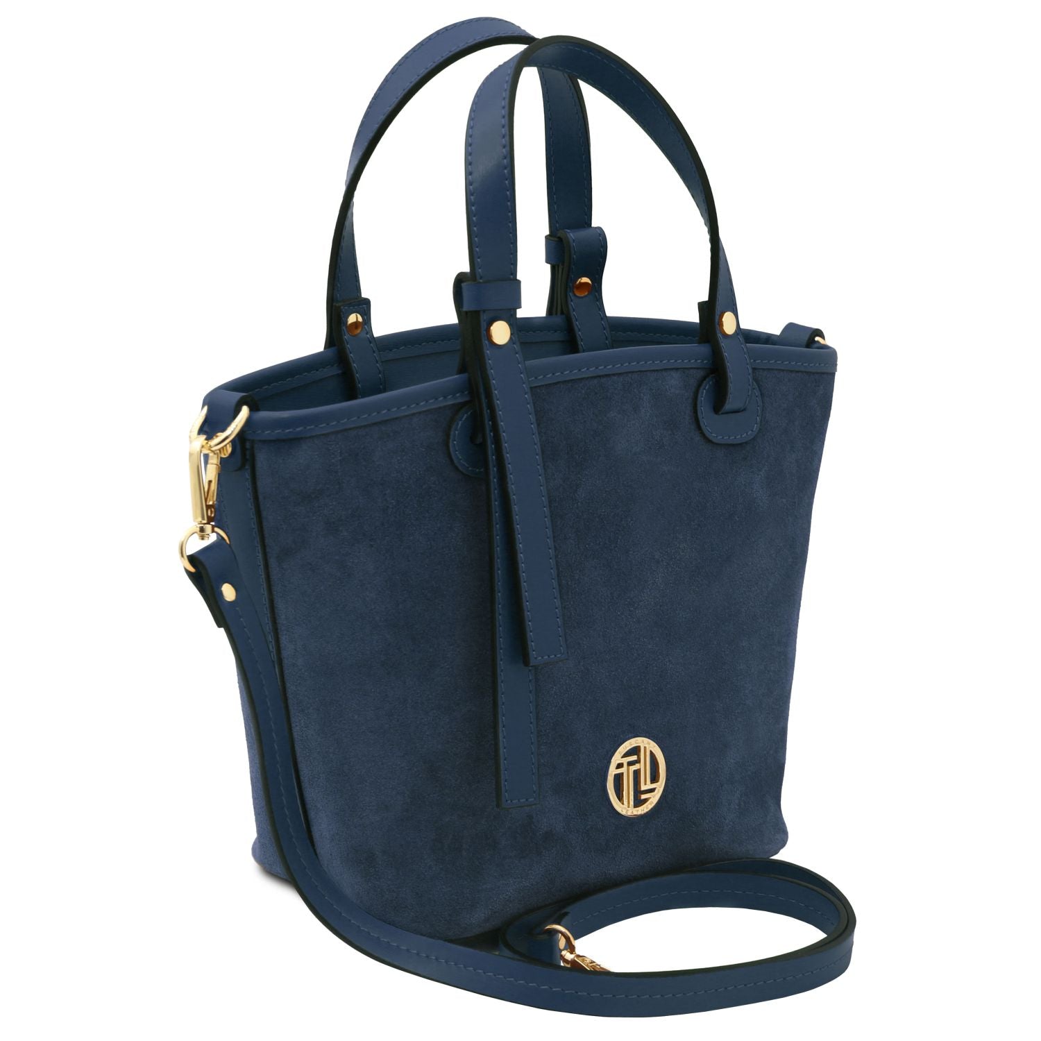TL142261 – Glacette – Suede leren emmer tas