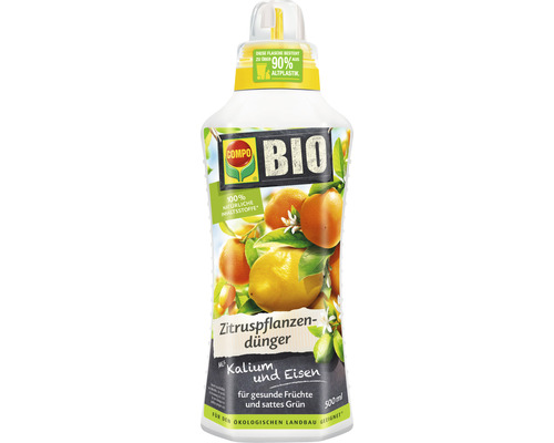 COMPO BIO citrusmeststof met kalium en ijzer, 500 ml, organische vloeibare meststof