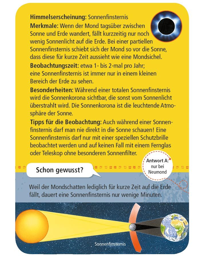 Kartenset – 50 STERNBILDER & PLANETEN – entdecken & bestimmen