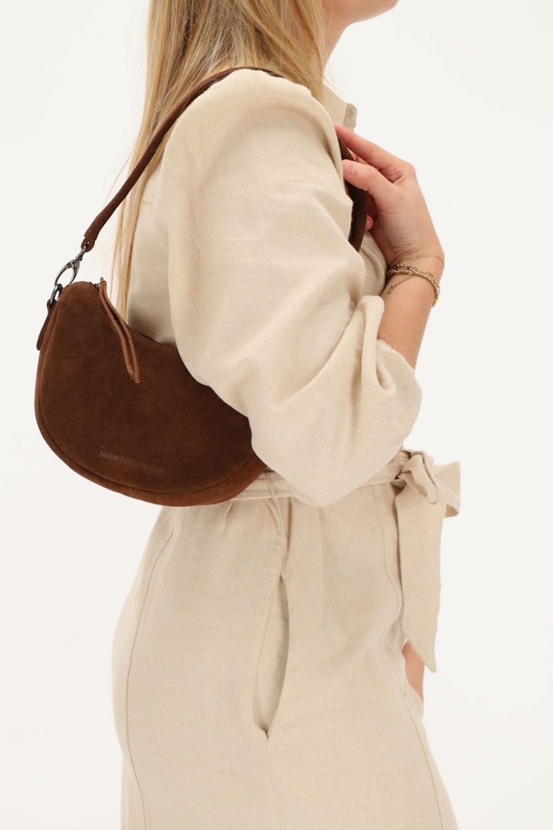 Hide & Stitches Schoudertas Bruin Dames