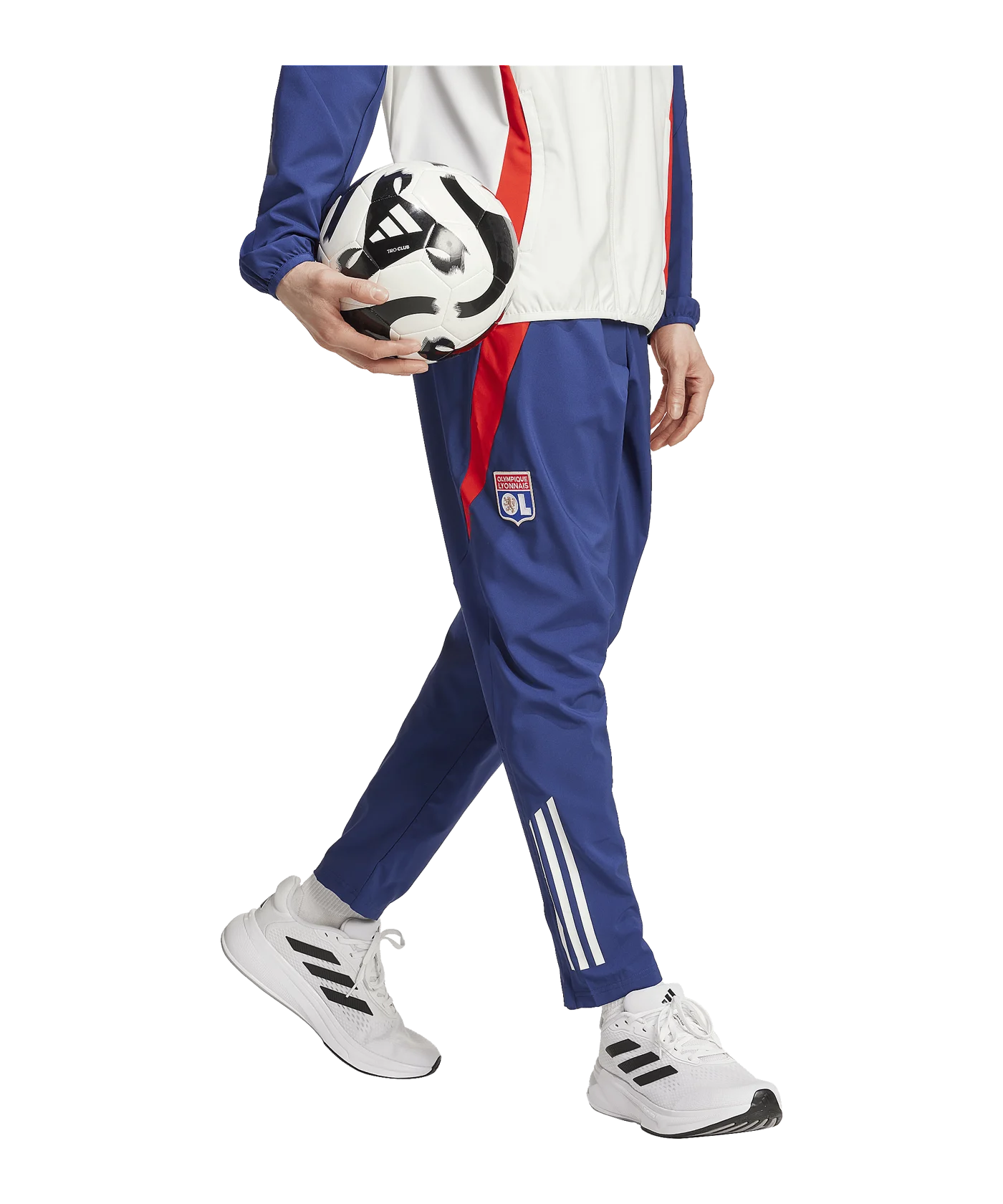 adidas Olympique Lyon Prematch Hose 2024/2025 Blau
