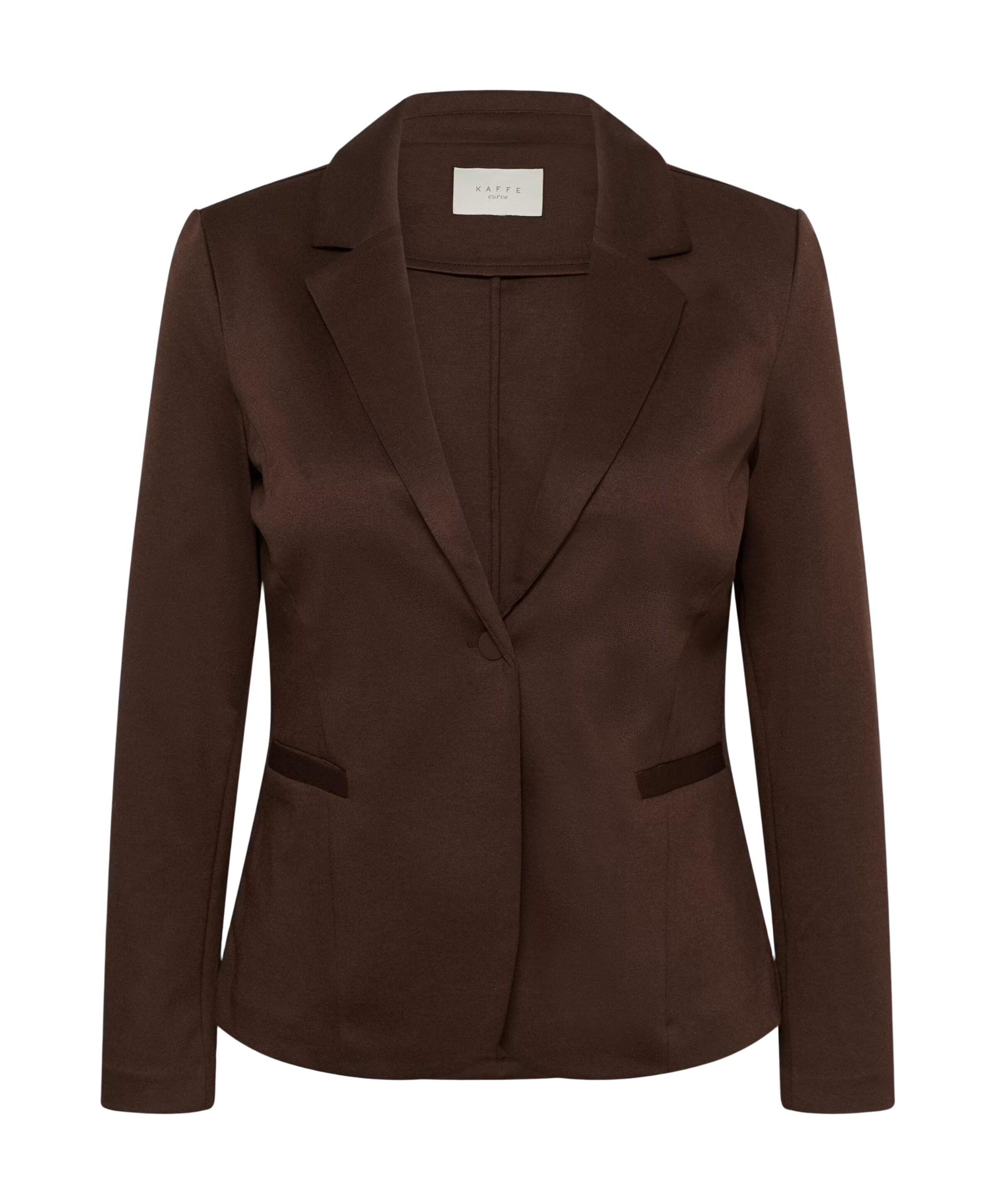 KAFFE Curve Dames blazer bruin