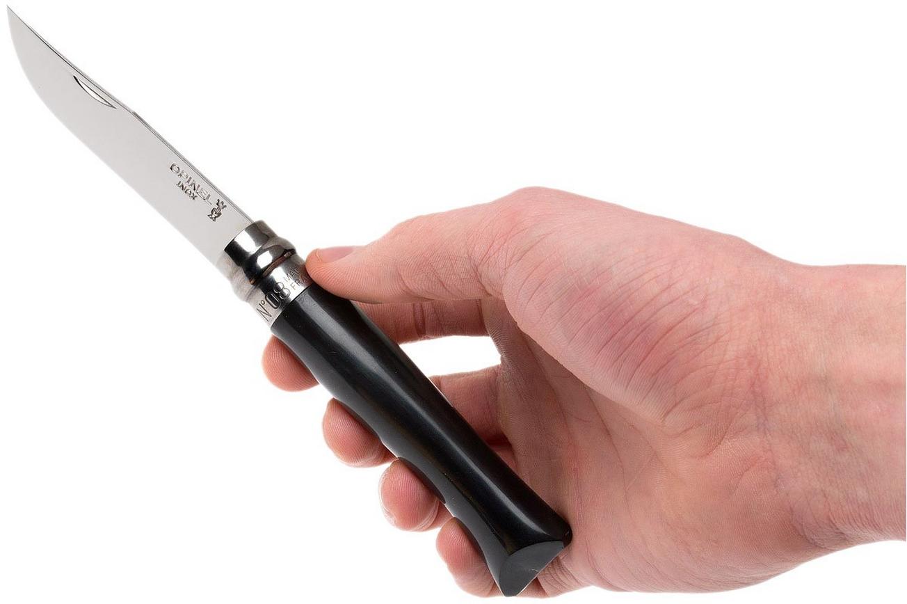 Opinel zakmes No. 8 Luxury Range, RVS, buffelhoorn