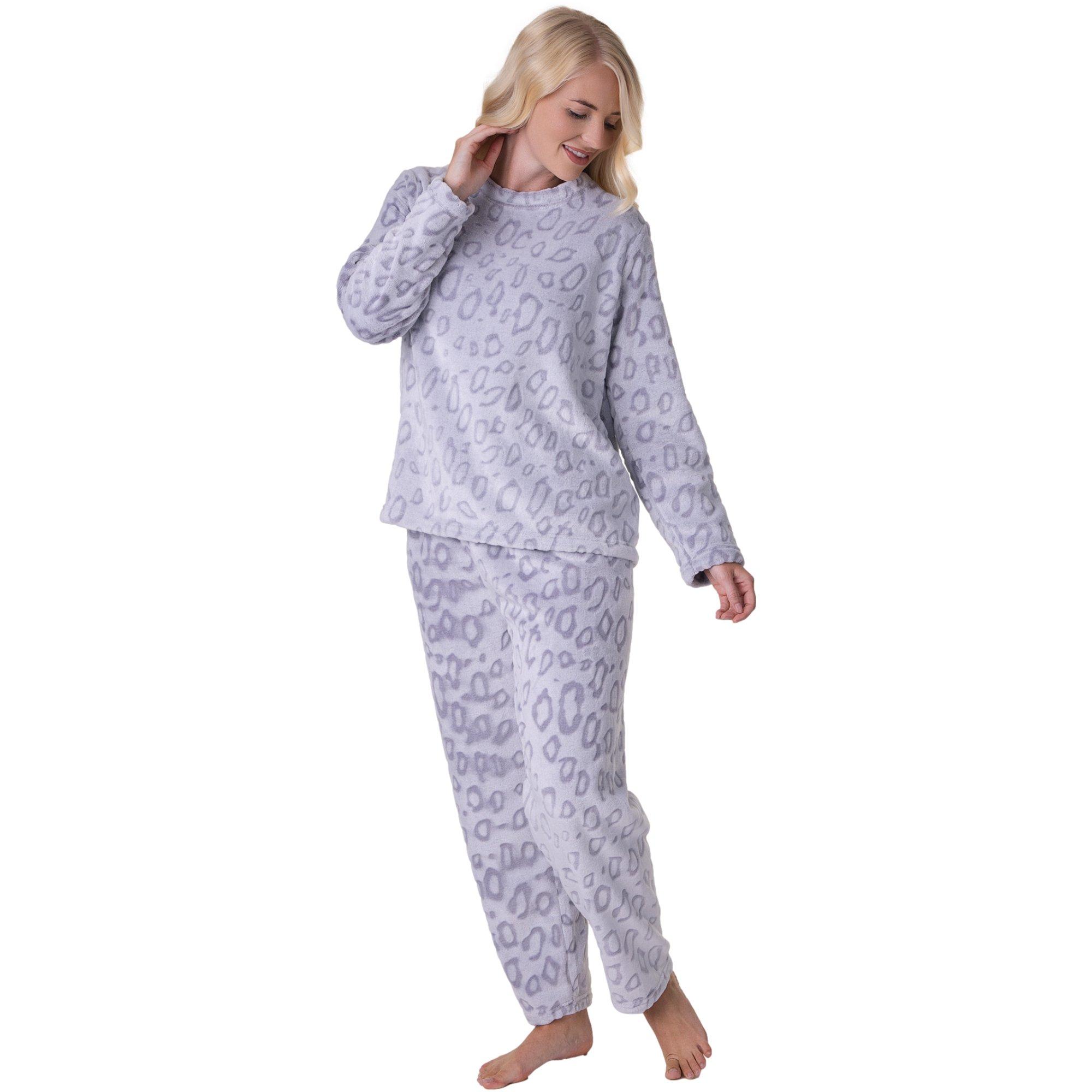 Camille Supersoft Fleece Full Length Pyjama Set
