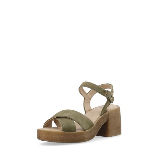Ca'shott Casemily Cross Sandaler, Olive, 39