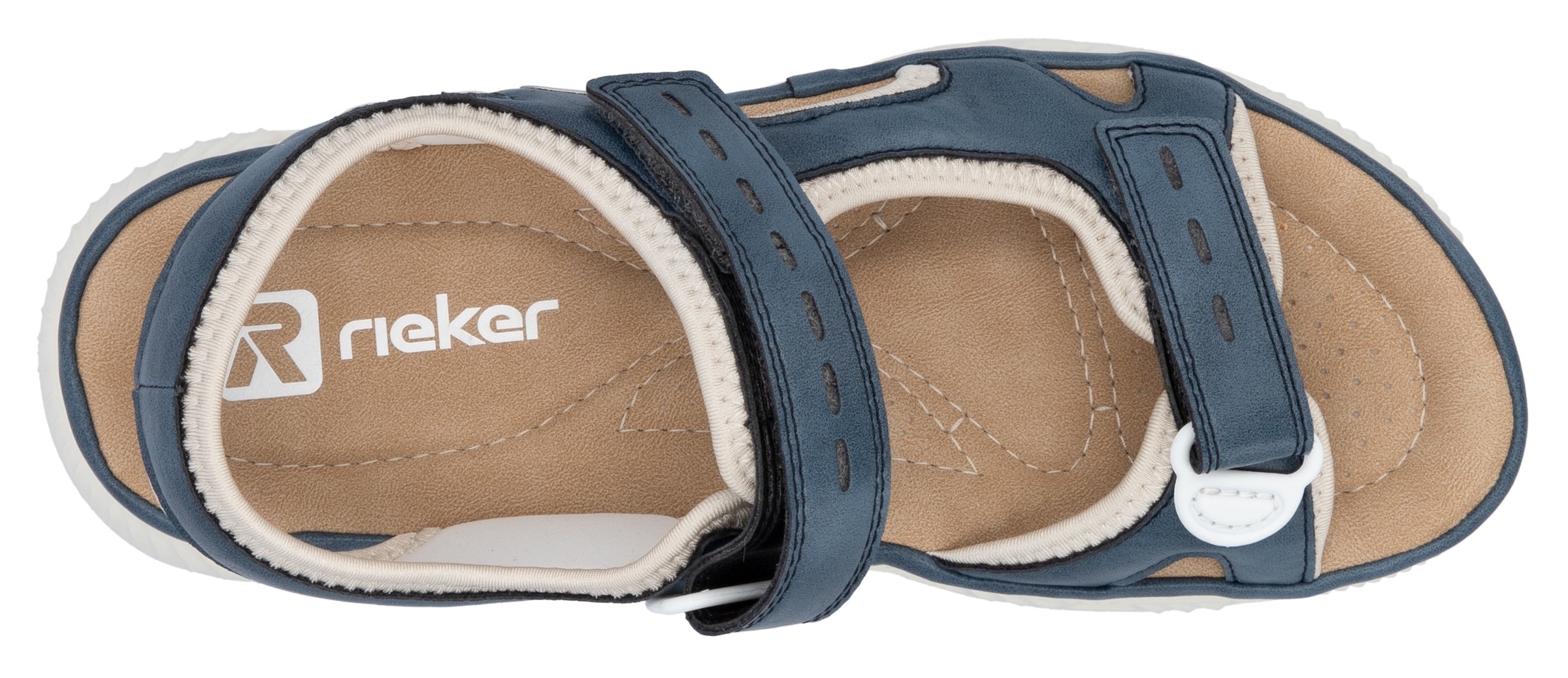RIEKER Sport Sandale »Outdoorsandale«  , Sommerschuh, Sandalette, Plateauabsatz, mit Klettverschlüssen