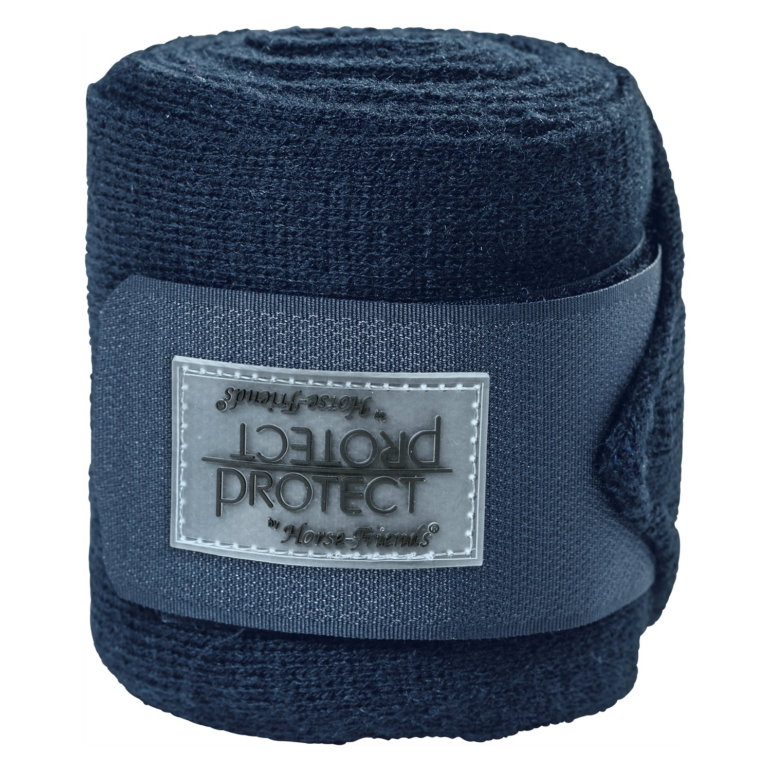 PROTECT by Horse-Friends Woll-Acrylbandagen  - blau - WB (3.5 m x 10.5 cm)