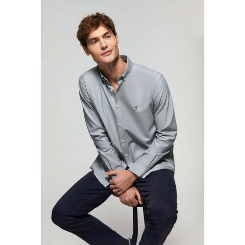 Polo Club - RIGBY GO SHIRT REG OXFORD Azul